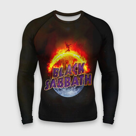 Мужской рашгард 3D с принтом Black Sabbath земля в огне в Курске,  |  | black sabbath | группа | метал | надпись | оззи | осборн | хард рок | хеви метал