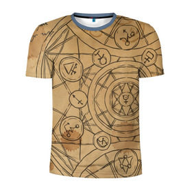 Мужская футболка 3D спортивная с принтом Код да Винчи в Курске, 100% полиэстер с улучшенными характеристиками | приталенный силуэт, круглая горловина, широкие плечи, сужается к линии бедра | загадки | знаки | история | культура | майя | надпись | тайна