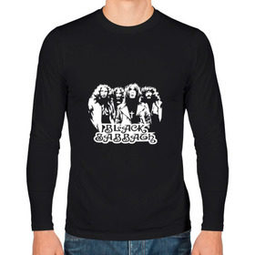 Мужской лонгслив хлопок с принтом Группа Black Sabbath в Курске, 100% хлопок |  | Тематика изображения на принте: 