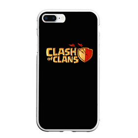 Чехол для iPhone 7Plus/8 Plus матовый с принтом Clash of Clans в Курске, Силикон | Область печати: задняя сторона чехла, без боковых панелей | игра | кланс | клэш | онлайн | оф | стратегия