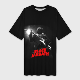 Платье-футболка 3D с принтом Black Sabbath в Курске,  |  | black sabbath | ozzy osbourne | билл уорд | гизер батлер | гитара | группа | метал | музыка | надпись | оззи | осборн | песни | рок | солист | тони айомми | хард рок | хеви метал