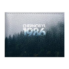 Обложка для студенческого билета с принтом Чернобыль 1986 в Курске, натуральная кожа | Размер: 11*8 см; Печать на всей внешней стороне | Тематика изображения на принте: 1986 | дым | завод | лес | опасность | радиация | чаэс | чернобыль | экология