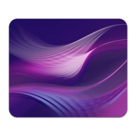 Коврик прямоугольный с принтом Фиолетовые Волны в Курске, натуральный каучук | размер 230 х 185 мм; запечатка лицевой стороны | линии | узоры | фиолетовый | цвет