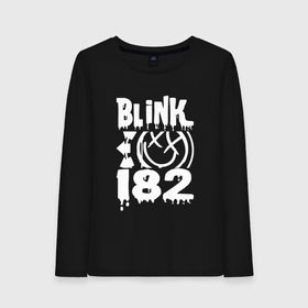 Женский лонгслив хлопок с принтом Blink-182 в Курске, 100% хлопок |  | blink | альтернативный рок | блинк | группа | марк хоппус | музыка | мэтт скиба | надпись | панк | панк рок | песни | поп панк | рок | скейт панк | смайл | смайлик | трэвис баркер