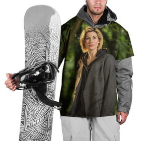 Накидка на куртку 3D с принтом Джоди Уиттакер в Курске, 100% полиэстер |  | doctor who | tardis | доктор кто | тардис
