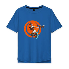 Мужская футболка хлопок Oversize с принтом Quake champions в Курске, 100% хлопок | свободный крой, круглый ворот, “спинка” длиннее передней части | arena | champions | quakecon | квейк | квэйк | чемпионы | шутер