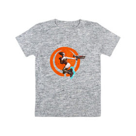 Детская футболка хлопок с принтом Quake champions в Курске, 100% хлопок | круглый вырез горловины, полуприлегающий силуэт, длина до линии бедер | Тематика изображения на принте: arena | champions | quakecon | квейк | квэйк | чемпионы | шутер