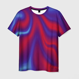 Мужская футболка 3D с принтом Глянец ночь в Курске, 100% полиэфир | прямой крой, круглый вырез горловины, длина до линии бедер | color | paint | абстракция | абстракция красок | краска | разводы | разводы красок | цветные краски | яркие краски
