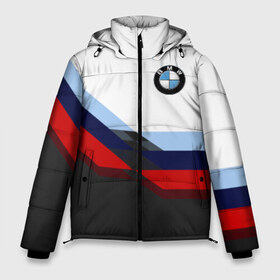 Мужская зимняя куртка 3D с принтом BMW M SPORT в Курске, верх — 100% полиэстер; подкладка — 100% полиэстер; утеплитель — 100% полиэстер | длина ниже бедра, свободный силуэт Оверсайз. Есть воротник-стойка, отстегивающийся капюшон и ветрозащитная планка. 

Боковые карманы с листочкой на кнопках и внутренний карман на молнии. | bmw | автомобиль | автомобильные | бмв | лучшие | марка | машины | мужчинам | патриот | подарок | прикольные | тренд | фанат | флаг