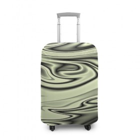 Чехол для чемодана 3D с принтом Серый узор в Курске, 86% полиэфир, 14% спандекс | двустороннее нанесение принта, прорези для ручек и колес | color | paint | абстракция | абстракция красок | краска | разводы | разводы красок | цветные краски | яркие краски