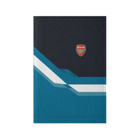 Обложка для паспорта матовая кожа с принтом Арсенал / FC Arsenal 2018 #1 в Курске, натуральная матовая кожа | размер 19,3 х 13,7 см; прозрачные пластиковые крепления | Тематика изображения на принте: fc | геометрия | эмблема