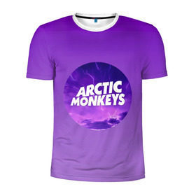 Мужская футболка 3D спортивная с принтом Arctic Monkeys в Курске, 100% полиэстер с улучшенными характеристиками | приталенный силуэт, круглая горловина, широкие плечи, сужается к линии бедра | Тематика изображения на принте: алекс тёрнер | арктик | арктические мартышки | гаражный | группа | джейми кук | инди рок | манкис | музыка | мэтт хелдер | ник о мэлли | обезьяна | постпанк ривайвл | психоделический | рок