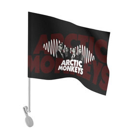 Флаг для автомобиля с принтом Группа Arctic Monkeys в Курске, 100% полиэстер | Размер: 30*21 см | алекс тёрнер | арктик | арктические мартышки | гаражный | группа | дж ейми кук | инди рок | манкис | музыка | мэтт хелдер | ник о мэлли | обезьяна | постпанк ривайвл | психоделический | рок