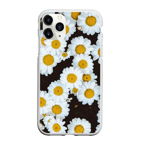 Чехол для iPhone 11 Pro матовый с принтом Аромашки в Курске, Силикон |  | Тематика изображения на принте: белый | желтый | красивые | красота | мода | модные | природа | растения | ромашка | ромашки | текстура | тренды | цветы