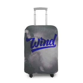 Чехол для чемодана 3D с принтом Wind в Курске, 86% полиэфир, 14% спандекс | двустороннее нанесение принта, прорези для ручек и колес | haven | wind | белый | ветер | мода | модные | надписи | небо | облака | прикольные надписи | слово | текстура | тренды | тучи | фразы | черный