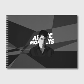 Альбом для рисования с принтом Солист Arctic Monkeys в Курске, 100% бумага
 | матовая бумага, плотность 200 мг. | arc | алекс тёрнер | арктик | арктические мартышки | гаражный | группа | джейми кук | инди рок | манкис | музыка | мэтт хелдер | ник о мэлли | обезьяна | постпанк ривайвл | психоделический | рок