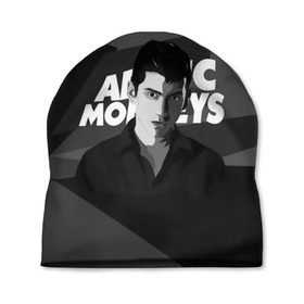 Шапка 3D с принтом Солист Arctic Monkeys в Курске, 100% полиэстер | универсальный размер, печать по всей поверхности изделия | arc | алекс тёрнер | арктик | арктические мартышки | гаражный | группа | джейми кук | инди рок | манкис | музыка | мэтт хелдер | ник о мэлли | обезьяна | постпанк ривайвл | психоделический | рок