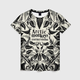 Женская футболка 3D с принтом Arctic Monkeys природа в Курске, 100% полиэфир ( синтетическое хлопкоподобное полотно) | прямой крой, круглый вырез горловины, длина до линии бедер | алекс тёрнер | арктик | арктические мартышки | гаражный | группа | джейми кук | инди рок | манкис | музыка | мэтт хелдер | ник о мэлли | обезьяна | постпанк ривайвл | психоделический | рок