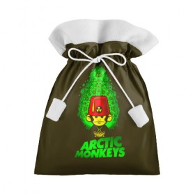 Подарочный 3D мешок с принтом Arctic Monkeys обезьянка в Курске, 100% полиэстер | Размер: 29*39 см | 