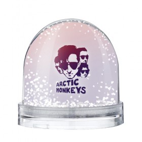 Водяной шар с принтом Группа Arctic Monkeys в Курске, Пластик | Изображение внутри шара печатается на глянцевой фотобумаге с двух сторон | 