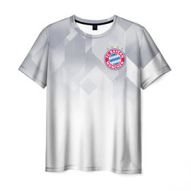 Мужская футболка 3D с принтом Bayern Munchen - Fresh Design (2018 NEW) в Курске, 100% полиэфир | прямой крой, круглый вырез горловины, длина до линии бедер | bayern munchen | fcb | football | бавария мюнхен