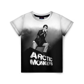 Детская футболка 3D с принтом Солист Arctic Monkeys в Курске, 100% гипоаллергенный полиэфир | прямой крой, круглый вырез горловины, длина до линии бедер, чуть спущенное плечо, ткань немного тянется | алекс тёрнер | арктик | арктические мартышки | гаражный | группа | джейми кук | инди рок | манкис | музыка | мэтт хелдер | ник о мэлли | обезьяна | постпанк ривайвл | психоделический | рок