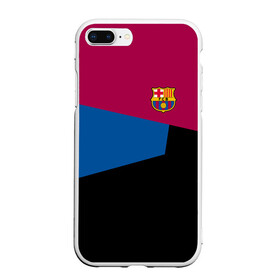 Чехол для iPhone 7Plus/8 Plus матовый с принтом FC Barcelona 2018 #5 в Курске, Силикон | Область печати: задняя сторона чехла, без боковых панелей | fcb | барселона | геометрия | футбольный клуб