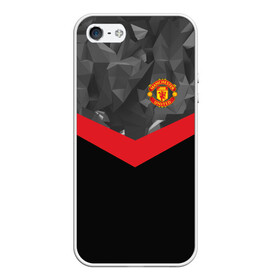 Чехол для iPhone 5/5S матовый с принтом Manchester United 2018 #14 в Курске, Силикон | Область печати: задняя сторона чехла, без боковых панелей | emirates | fc | manchester united | абстракция | геометрия | зож | клуб | линии | манчестер юнайтед | модные | мяч | россии | спорт | спортивные | стиль | тренды | футбол | футбольный клуб | экстрим | эмблема