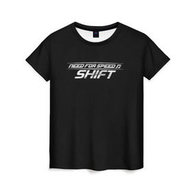 Женская футболка 3D с принтом Need For Speed: SHIFT в Курске, 100% полиэфир ( синтетическое хлопкоподобное полотно) | прямой крой, круглый вырез горловины, длина до линии бедер | car | crew | dirt | forza | grid | nfs | race | гонки | машина | нфс