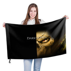 Флаг 3D с принтом Darksiders 4 в Курске, 100% полиэстер | плотность ткани — 95 г/м2, размер — 67 х 109 см. Принт наносится с одной стороны | darksiders