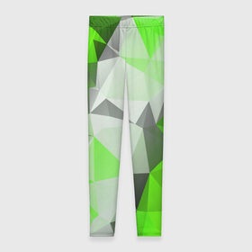 Леггинсы 3D с принтом Sport Abstract 2018 Green в Курске, 80% полиэстер, 20% эластан | Эластичный пояс, зауженные к низу, низкая посадка | абстракция | геометрия | желтый | краски | линии | мода | модные | пирамиды | полосы | серый | тренды | треугольники | узоры | фигуры | цвет