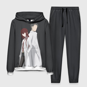 Мужской костюм 3D (с толстовкой) с принтом Okabe  Kurisu в Курске,  |  | steins gate | steinsgate | аниме | визуальная новелла | врата штейна | курису | макисе курису | минимализм | окабе | окабе ринтаро