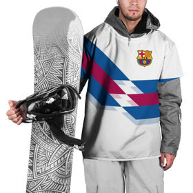 Накидка на куртку 3D с принтом FC Barcelona #8 в Курске, 100% полиэстер |  | fcb | барселона | геометрия | футбольный клуб