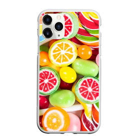 Чехол для iPhone 11 Pro Max матовый с принтом Candy в Курске, Силикон |  | candy | colorful | lollipop | sweet | конфеты | леденцы | сладости