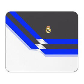 Коврик прямоугольный с принтом Real Madrid 2018 в Курске, натуральный каучук | размер 230 х 185 мм; запечатка лицевой стороны | реал мадрид | эмблема