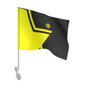 Флаг для автомобиля с принтом FC Borussia Dortmund 2018 Star в Курске, 100% полиэстер | Размер: 30*21 см | borussia | fc | football | football club | sport | боруссия | спорт | спортивные | униформа | фирменные цвета | фк | футбол | футбольный клуб
