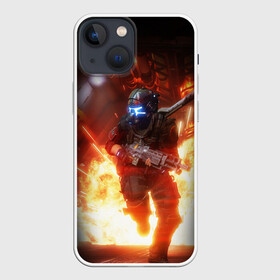 Чехол для iPhone 13 mini с принтом Titanfall в Курске,  |  | мех | мехи | пилот | пилоты | спектр | спектры | титан