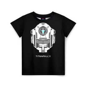Детская футболка 3D с принтом Titanfall в Курске, 100% гипоаллергенный полиэфир | прямой крой, круглый вырез горловины, длина до линии бедер, чуть спущенное плечо, ткань немного тянется | Тематика изображения на принте: мех | мехи | пилот | пилоты | спектр | спектры | титан