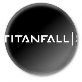 Значок с принтом Titanfall в Курске,  металл | круглая форма, металлическая застежка в виде булавки | мех | мехи | пилот | пилоты | спектр | спектры | титан