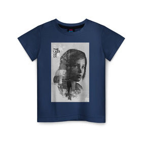 Детская футболка хлопок с принтом The Last of Us в Курске, 100% хлопок | круглый вырез горловины, полуприлегающий силуэт, длина до линии бедер | гриб | грибы | джоэл | кордицепс | элли