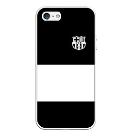 Чехол для iPhone 5/5S матовый с принтом FC Barcelona Black Collection в Курске, Силикон | Область печати: задняя сторона чехла, без боковых панелей | black collection | fc | fc barcelona | fcb | fly emirates | ronaldo | барселона | зож | клуб | линии | месси | модные | мяч | реал мадрид | спорт | спортивные | тренды | футбол | футбольный клуб | эмблема