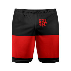 Мужские шорты спортивные с принтом FC Barcelona Black Collection в Курске,  |  | black collection | fc | fc barcelona | fcb | fly emirates | ronaldo | барселона | зож | клуб | линии | месси | модные | мяч | реал мадрид | спорт | спортивные | тренды | футбол | футбольный клуб | эмблема