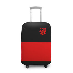 Чехол для чемодана 3D с принтом FC Barcelona Black Collection в Курске, 86% полиэфир, 14% спандекс | двустороннее нанесение принта, прорези для ручек и колес | black collection | fc | fc barcelona | fcb | fly emirates | ronaldo | барселона | зож | клуб | линии | месси | модные | мяч | реал мадрид | спорт | спортивные | тренды | футбол | футбольный клуб | эмблема