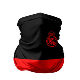 Бандана-труба 3D с принтом Real Madrid Black Collection в Курске, 100% полиэстер, ткань с особыми свойствами — Activecool | плотность 150‒180 г/м2; хорошо тянется, но сохраняет форму | emirates | fc | real madrid | клуб | мяч | реал мадрид