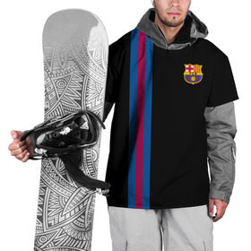 Накидка на куртку 3D с принтом FC Barcelona Line Collection в Курске, 100% полиэстер |  | fc | барселона | эмблема