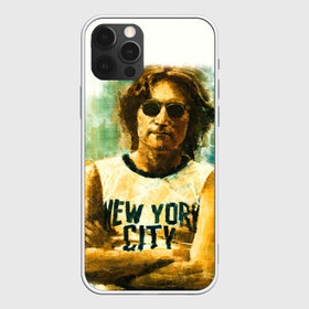 Чехол для iPhone 12 Pro Max с принтом Джон Леннон 10 в Курске, Силикон |  | john lennon | the beatles | битлс | джон леннон