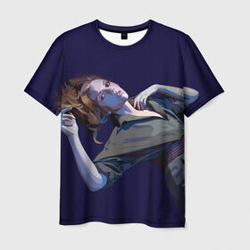 Мужская футболка 3D с принтом Scarlett Johansson в Курске, 100% полиэфир | прямой крой, круглый вырез горловины, длина до линии бедер | scarlett johansson | скарлет йохансон | скарлетт йоханссон