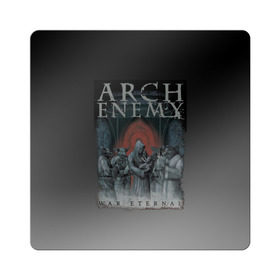Магнит виниловый Квадрат с принтом Arch Enemy в Курске, полимерный материал с магнитным слоем | размер 9*9 см, закругленные углы | alissa white gluz | arch enemy | алисса уайт глаз | арч энеми