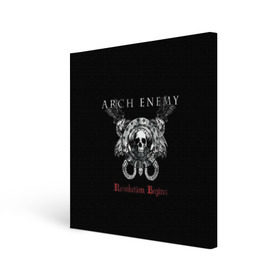 Холст квадратный с принтом Arch Enemy в Курске, 100% ПВХ |  | alissa white gluz | arch enemy | алисса уайт глаз | арч энеми
