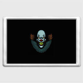 Магнит 45*70 с принтом Clown в Курске, Пластик | Размер: 78*52 мм; Размер печати: 70*45 | horror | pennywise | stephen king | клоун | оно | пеннивайз | стивен кинг | ужасы | хоррор